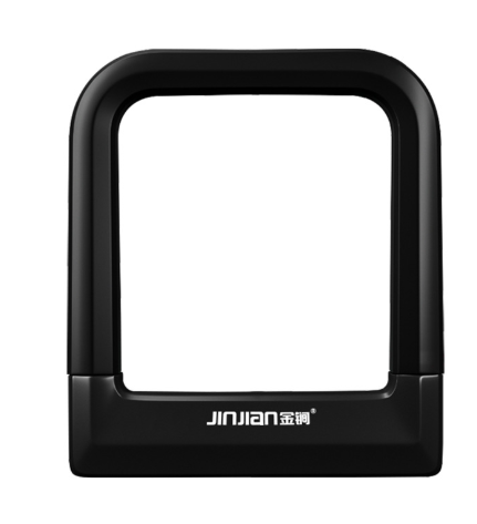 Heavy Duty Anti-Theft U Lock for Bicycle Motorcycle E-Bike, Black Security Bike Lock with 3 Keys, Large Inner Width