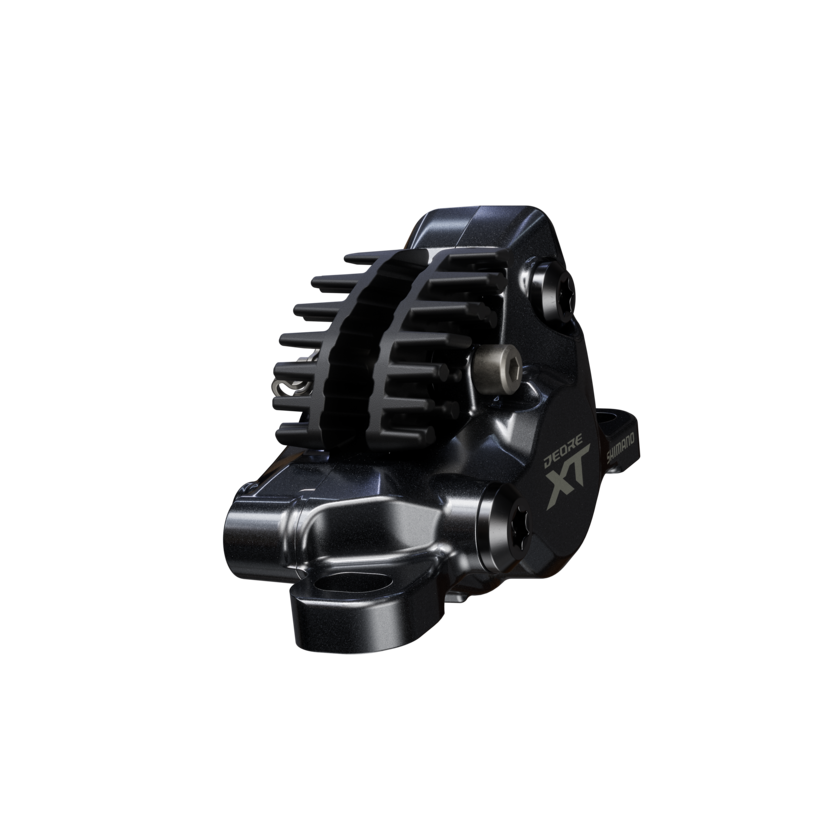 HYDRAULIC DISC BRAKE, BR-M8200, XT, FRONT OR REAR, W/O ADAPTER, W/J04C-MF METAL PAD (W/FIN)