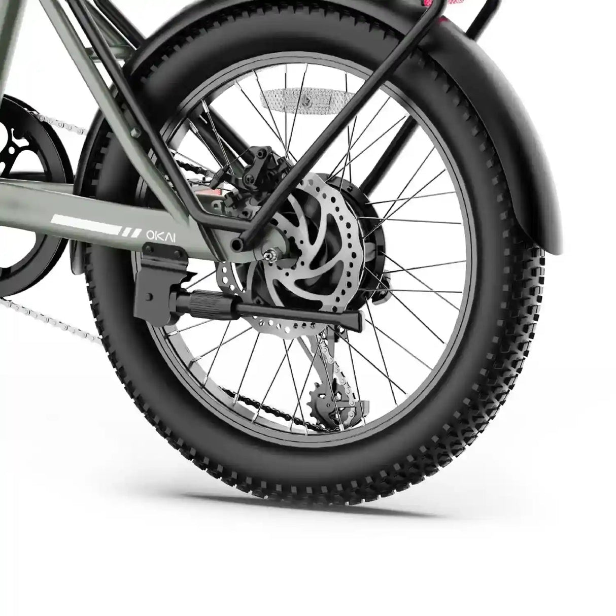 OKAI FlexMov EBF10 Folding Electric Bike for Adults 350W Long Range 59 Miles 20x3 Fat Tires