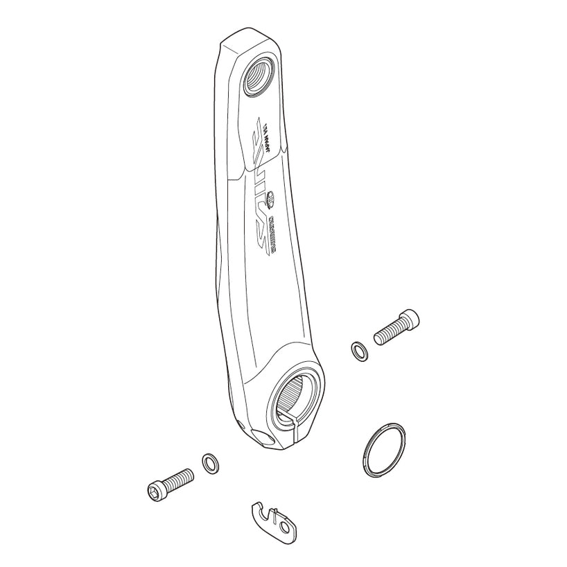 FC-M820 LEFT HAND CRANK ARM 170MM