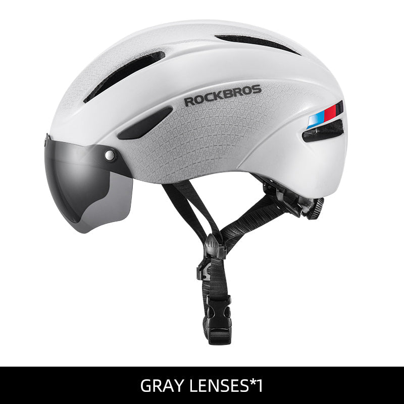 ROCKBROS Ultralight Magnetic Goggles Cycling Helmet