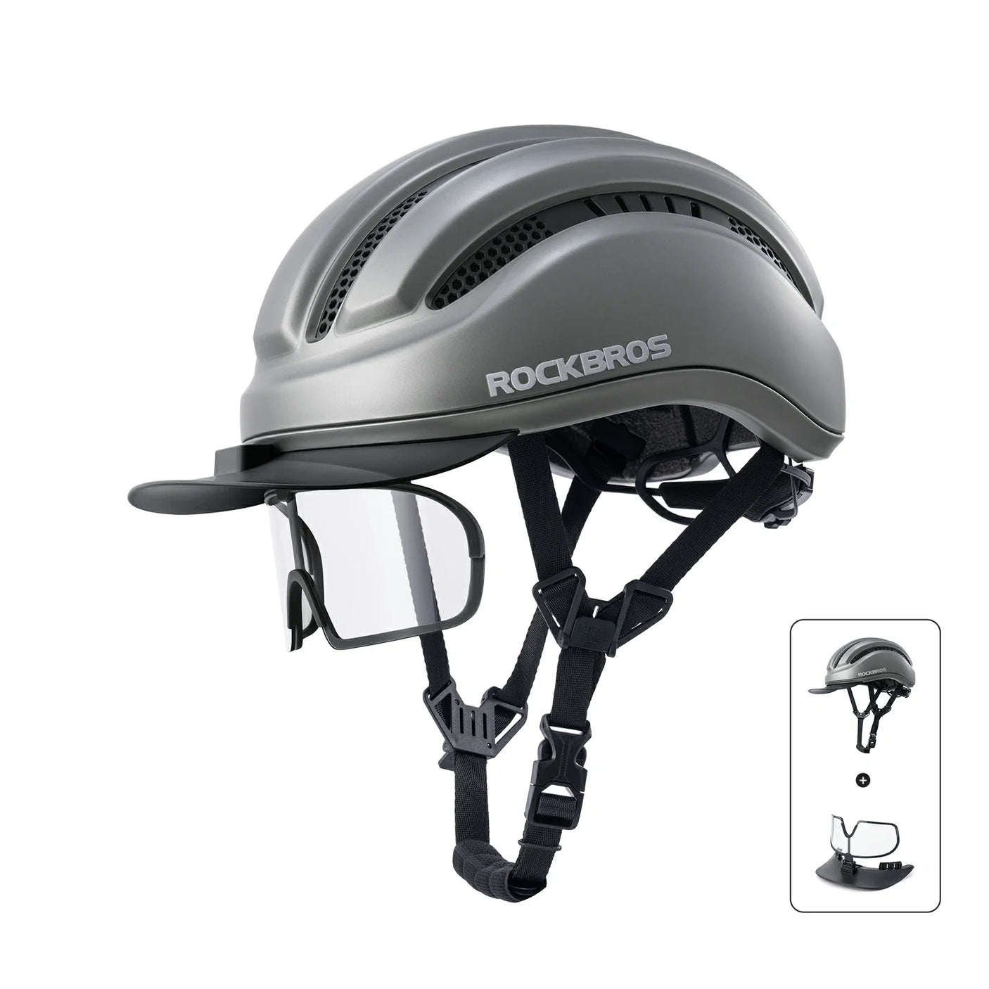 Bike Cycling Helmet with Magnetic Visor