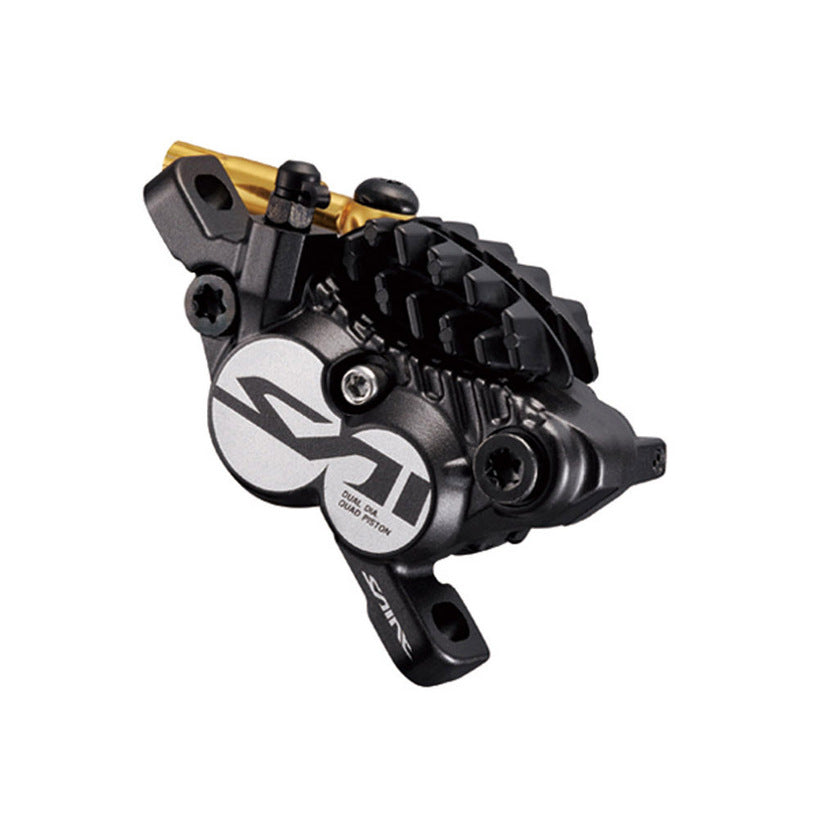 HYDRAULIC DISC BRAKE, BR-M820, SAINT, FRONT OR REAR, FOR POST MOUNT, W/H03C METAL PAD(W/FIN)