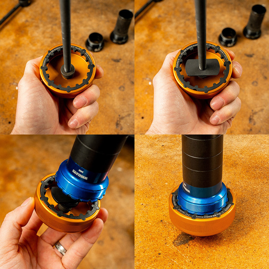 Pedros, Pro BB Socket, Bottom Bracket Tool, Shimano 16x44, Shimano 16x41, Shimano 16x39, BSA30/DUB 12x46, T47 16x52, T47 12x52, T47 16x48.5, & Prax. 12x49, Set