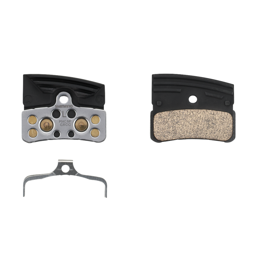 METAL PAD W/FIN (P04C-MF), PAD SPRING, 1 PAIR