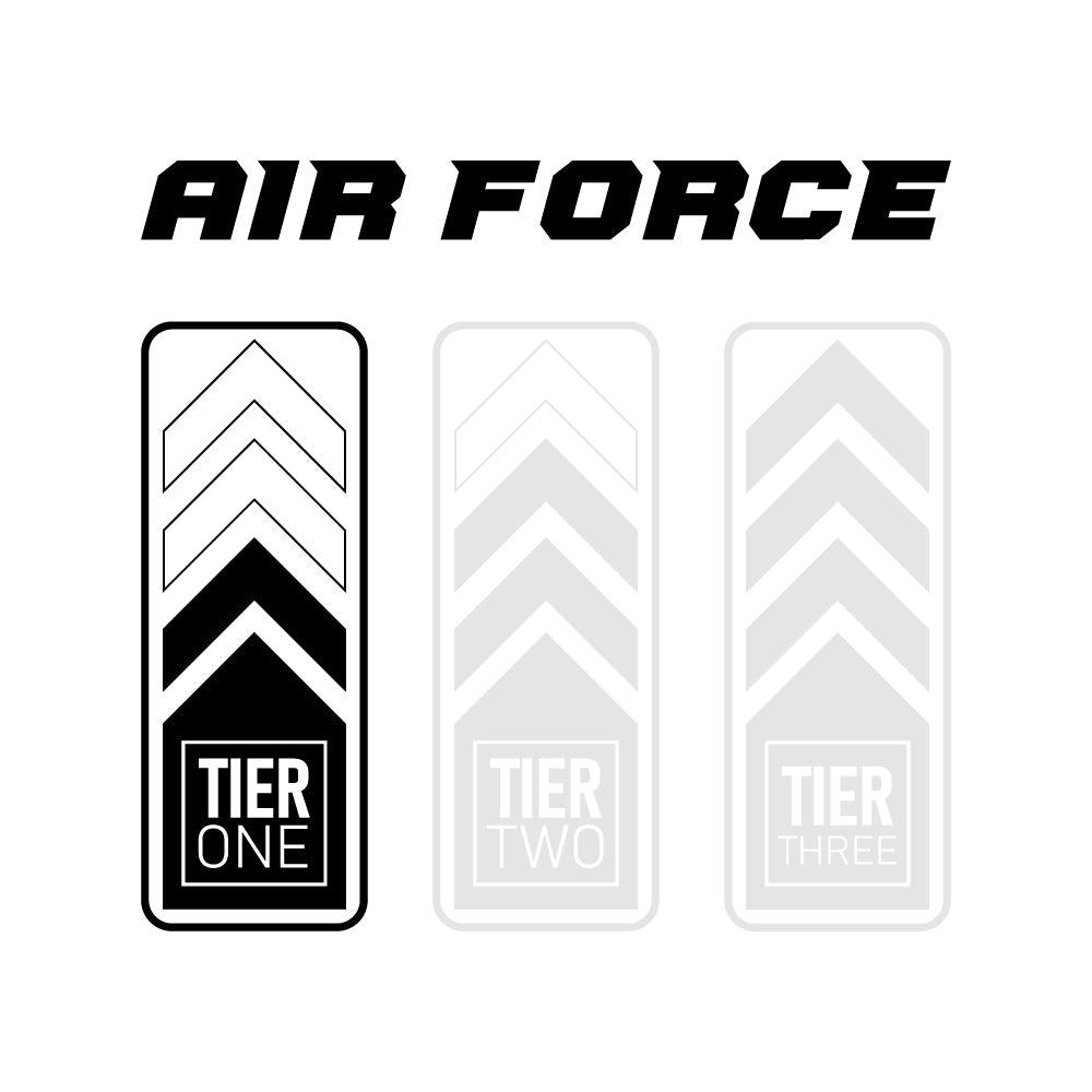 (FP-T1BK) AIR FORCE TIER ONE Floor Pump