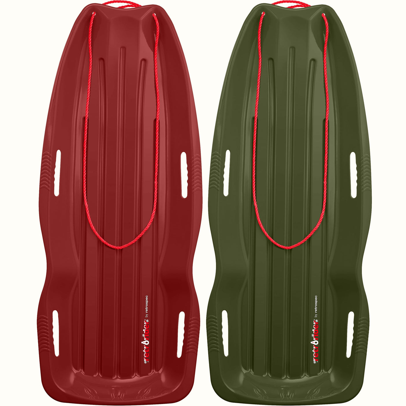 Retrorider Toboggan Snow Sled - 35”/48”