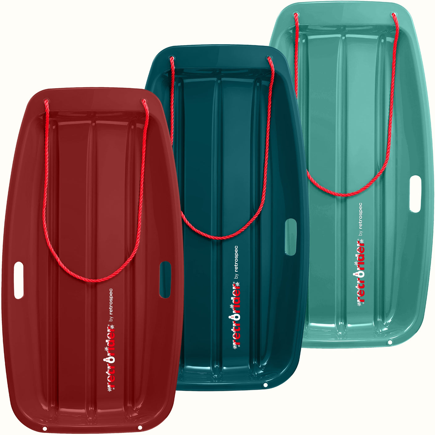 Retrorider Toboggan Snow Sled - 35”/48”