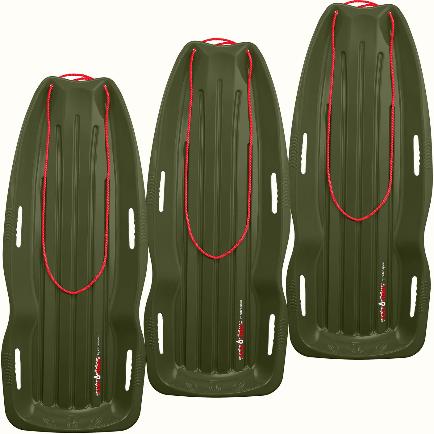 Retrorider Toboggan Snow Sled - 35”/48”