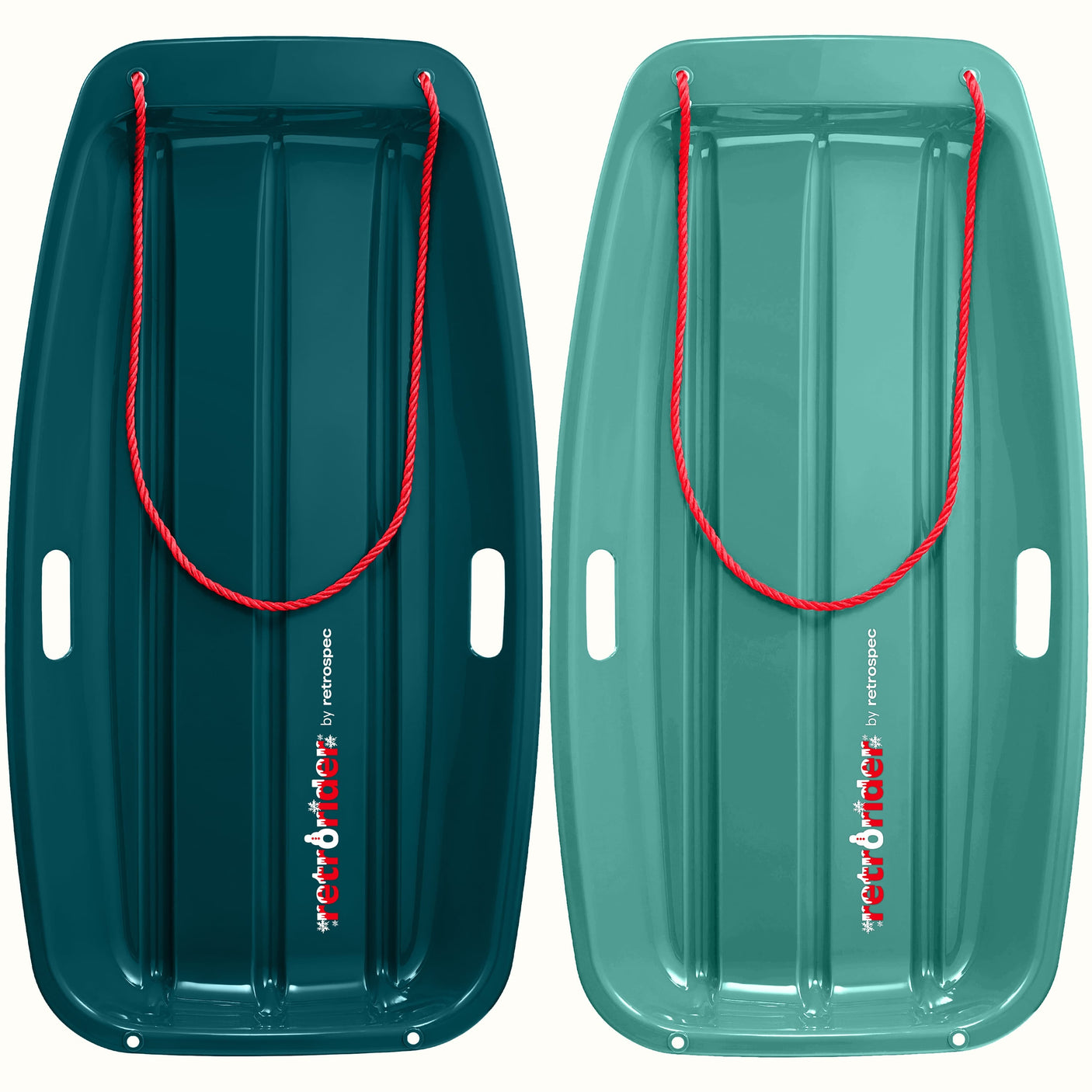 Retrorider Toboggan Snow Sled - 35”/48”