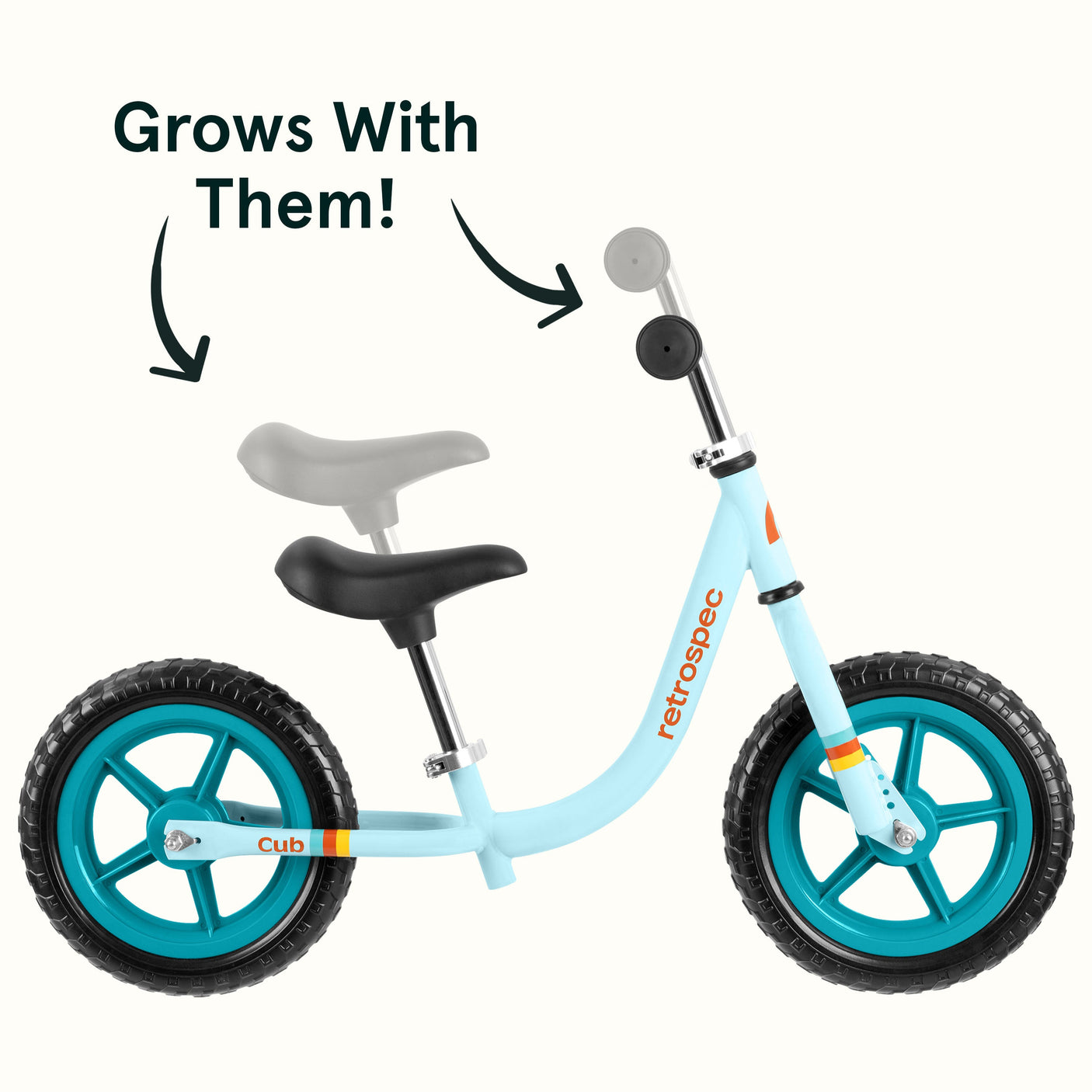 Cub 12" Kids Balance Bike (18 mos-4 yrs)