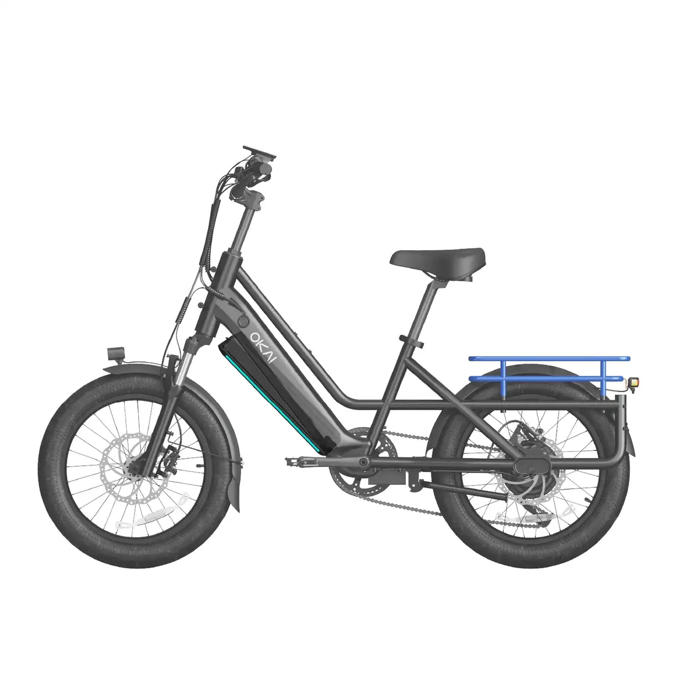OKAI E-Kargo EB70 Cargo Utility eBike 440 lbs Weight Capacity