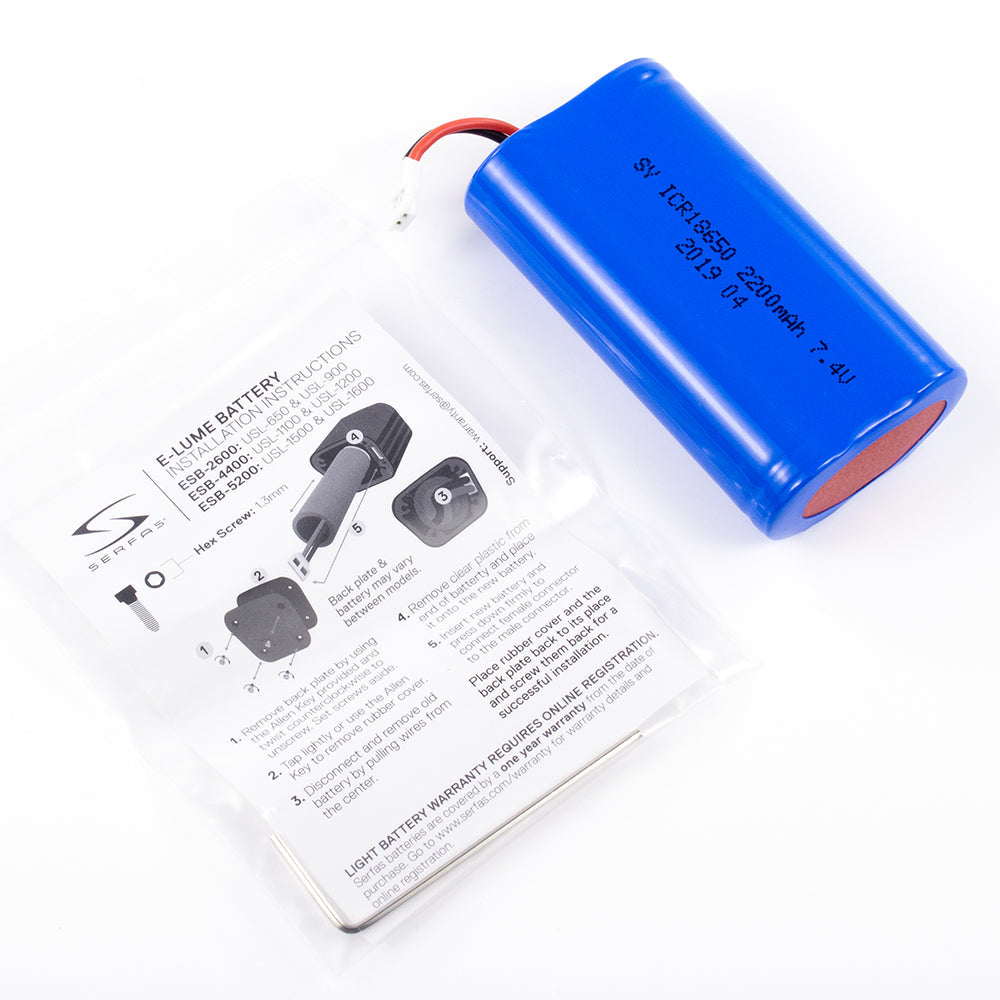E-Lume Series Headlight Replacement Batteries