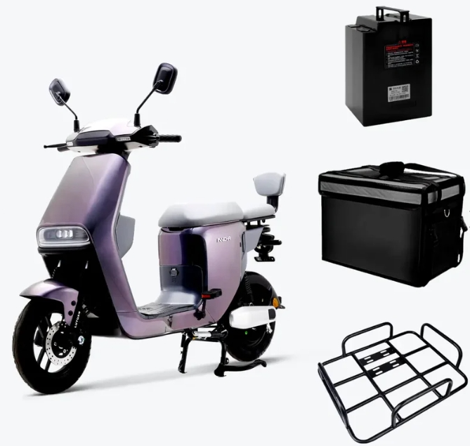 HMP Delivery Moped style Class 2 E-bike Combo