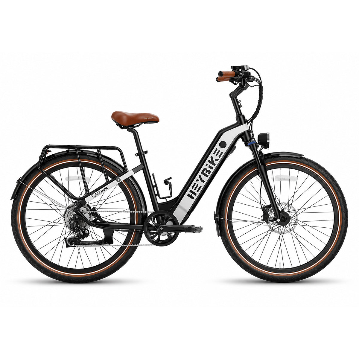Heybike Cityrun Stylish -Black- Urban commuting ebike with 1000W peak motor