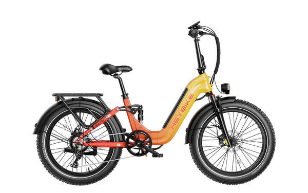 Heybike Horizon 24" Fat Tire Full Suspension Folding