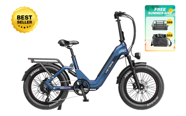 Heybike Ranger 3.0 Pro The Flagship Comfort Folding 20"x4" Fat-tire Ebike