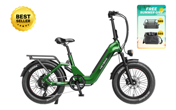 Heybike Ranger 3.0 Pro The Flagship Comfort Folding 20"x4" Fat-tire Ebike