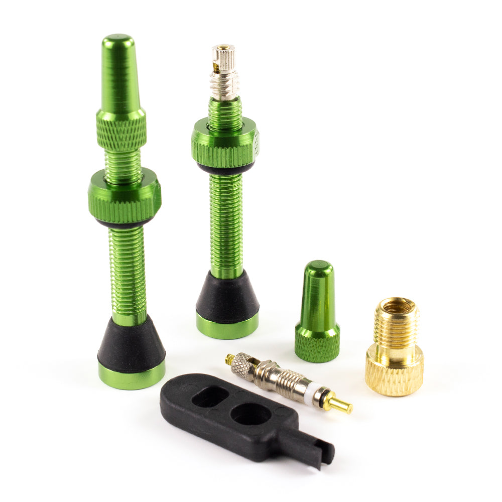 (SEAL-VALVE) 2 Tubeless Presta Valves (32mm, 44mm, 60mm) Colors Available