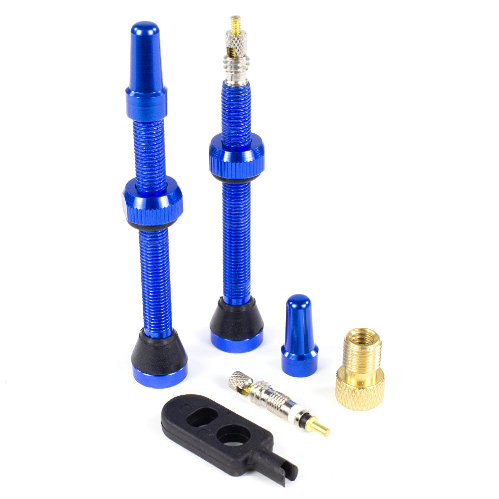 (SEAL-VALVE) 2 Tubeless Presta Valves (32mm, 44mm, 60mm) Colors Available