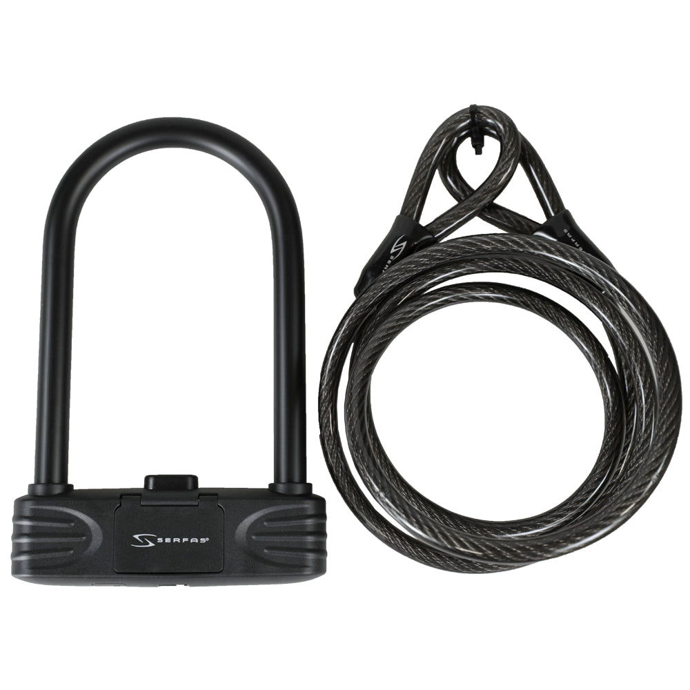 (ULC-165C) Combination U-Lock With Cable