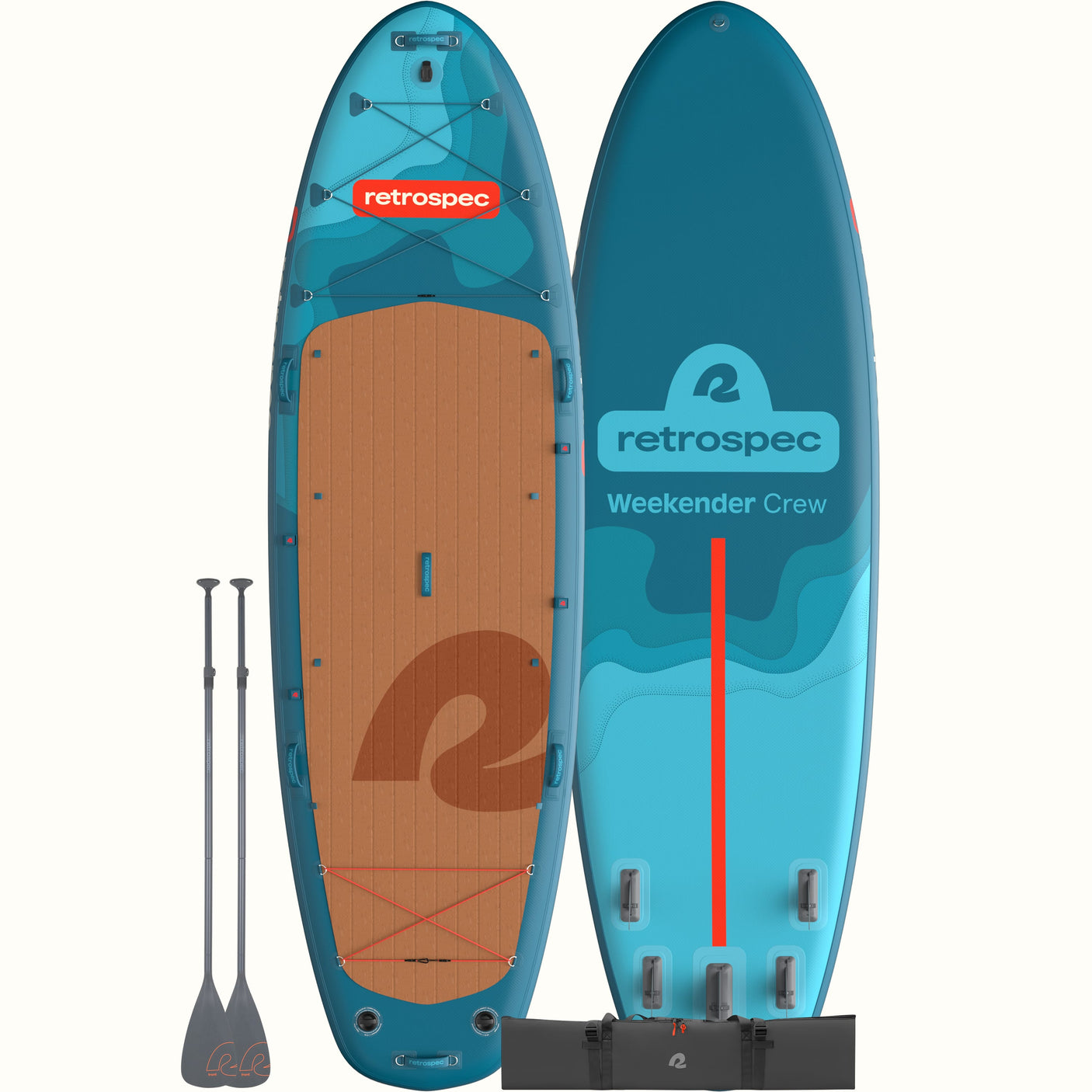 Weekender Crew Multi-Person Inflatable Stand Up Paddle Board 12’