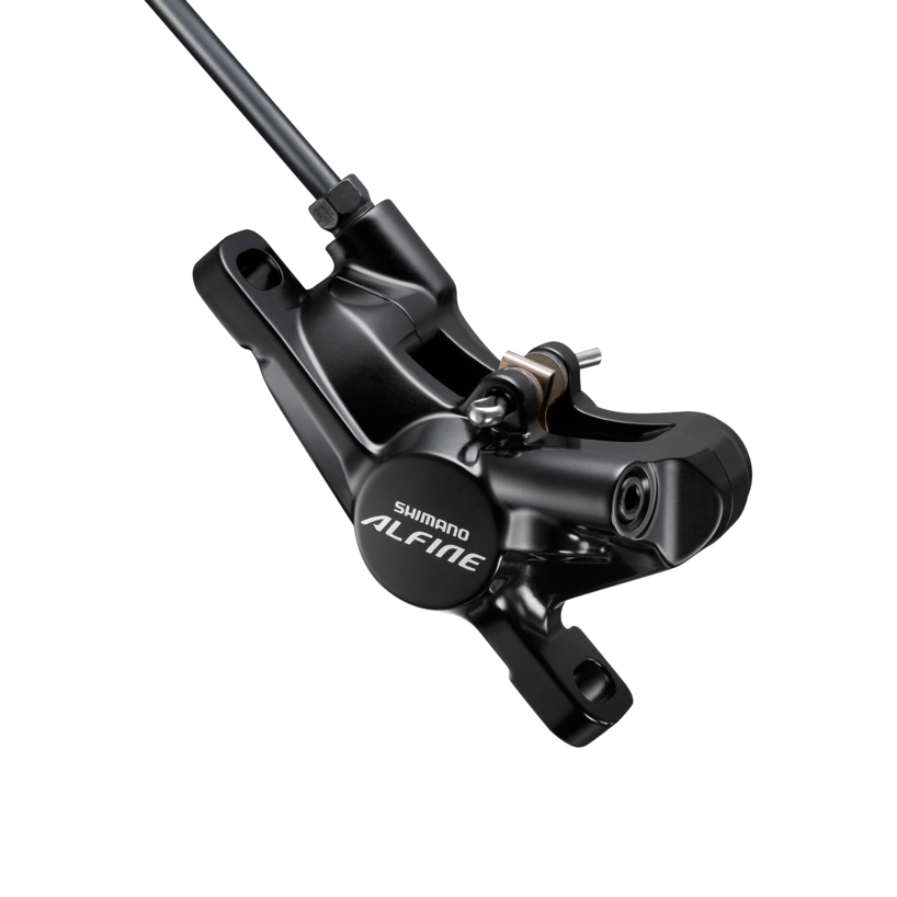 HYDRAULIC DISC BRAKE, BR-S7000, ALFINE, FRONT OR REAR, W/G03S RESIN PAD(W/O FIN), BLACK