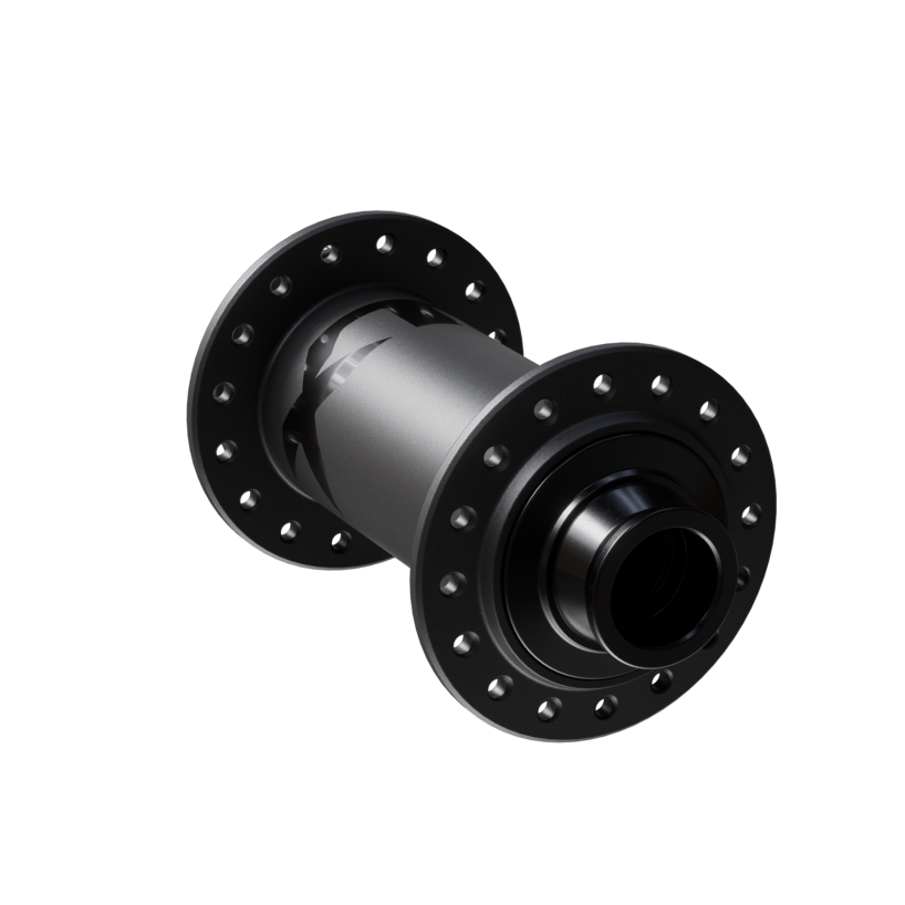 FRONT HUB, HB-M9210-B, XTR, CENTER LOCK DISC 32H, FOR 15MM THRU TYPE AXLE (W/O AXLE), OLD:110MM, W/O ROTOR MOUNT COVER, W/O LOCK RING