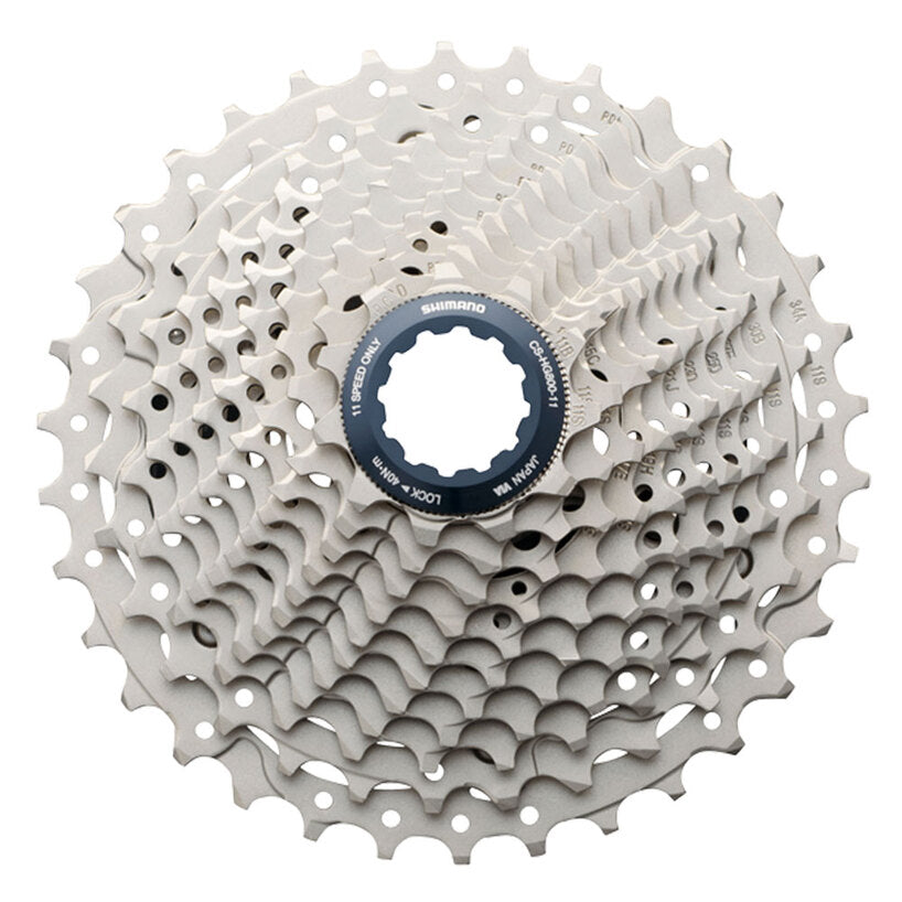 CASSETTE SPROCKET, CS-HG800-11, 11-34T, 11-SPEED, 11-13-15-17-19-21-23-25-27-30-34T