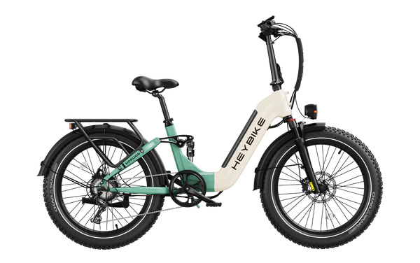 Heybike Horizon 24" Fat Tire Full Suspension Folding