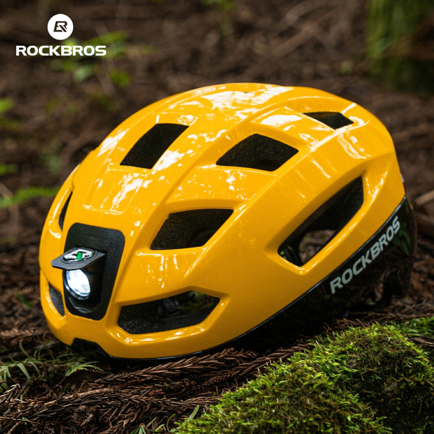 Steering Remote Smart Riding Helmet with Bike Headlight and Tail Light GlowGuard