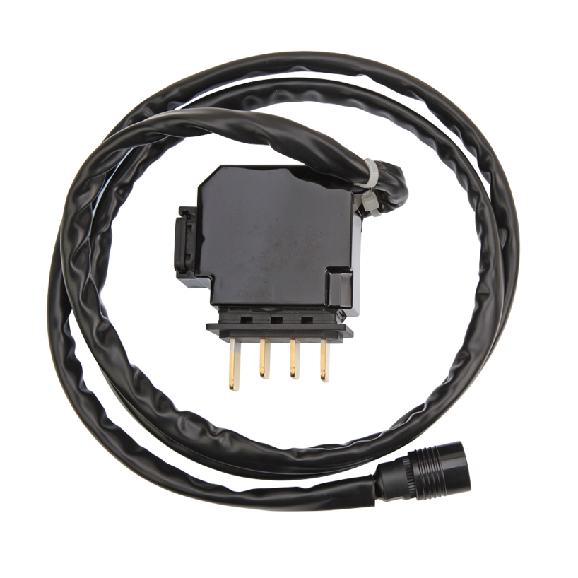 BATTERY MOUNT, BM-E6000-B, REAR CARRIER TYPE, W/CHARGING PORT, W/O KEY CYLINDER FOR ABUS/TRELOCK, BATTERY CABLE L=1020MM, BLACK, W/O FERRITE CORE