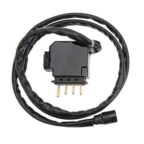BATTERY MOUNT, BM-E6000-B, REAR CARRIER TYPE, W/CHARGING PORT, W/O KEY CYLINDER FOR ABUS/TRELOCK, BATTERY CABLE L=1020MM, GRAY, W/O FERRITE CORE