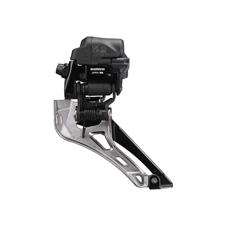 FRONT DERAILLEUR, FD-R9250, DURA-ACE, FOR REAR 12-SPEED, DOWN-SWING, BRAZED-ON TYPE, CS-ANGLE: 61-66, FOR TOP GEAR: 50-54T, CL: 44.5MM