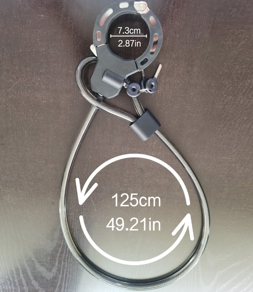 Electric Scooter Lock,Scooter Locks Anti Theft, Electric Bike, Bicycle, Motorbikes