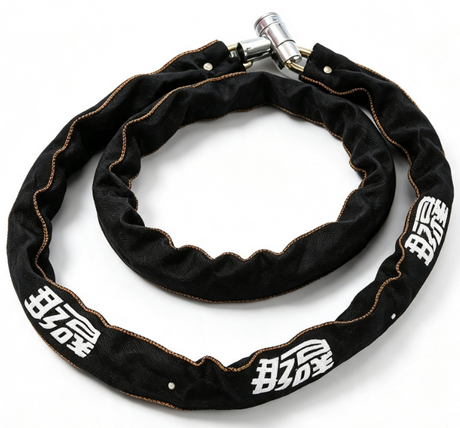 Motorcycle Chain Lock  Security Bike Lock with Non Woven Cloth Cover Galvanized Coating for Mobility Scooter and Bike