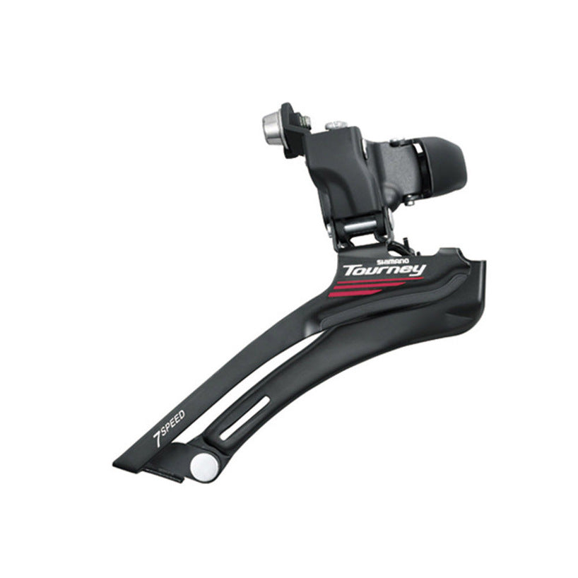 FRONT DERAILLEUR, FD-A070-A BAND-TYPE 34.9MM (W/31.8 & 28.6MM ADAPTER) CS ANGLE:61-66, FOR DOUBLE CHAINWHEEL