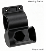 Heavy Duty Anti-Theft U Lock for Bicycle E-Bike Scooter, Hardened Steel Shackle with Silicone Cover, Comes with Keys, Mount Bracket & Security Cable