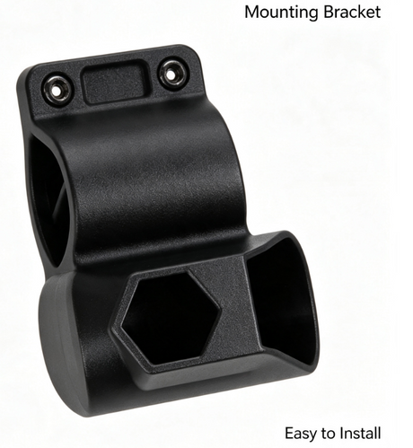 Heavy Duty Anti-Theft U Lock for Bicycle E-Bike Scooter, Hardened Steel Shackle with Silicone Cover, Comes with Keys, Mount Bracket & Security Cable