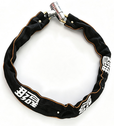 Motorcycle Chain Lock  Security Bike Lock with Non Woven Cloth Cover Galvanized Coating for Mobility Scooter and Bike