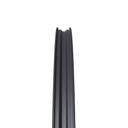 RIM FOR COMPLETE WHEEL, WH-RX880 700C TL, FRONT 12MM E-THRU, 24H CLINCHER (TUBELESS TYPE)