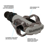 PEDAL, PD-M520L SPD PEDAL, BLACK, W/CLEAT (SM-SH51)