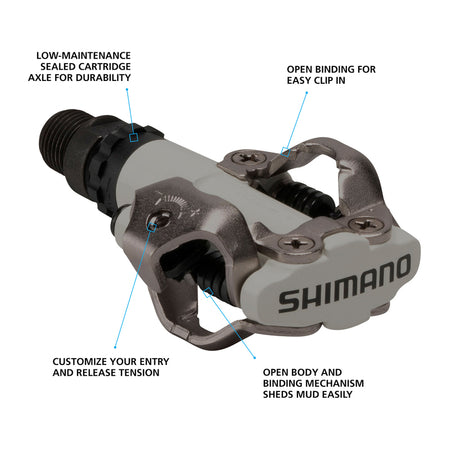 PEDAL, PD-M520L SPD PEDAL, BLACK, W/CLEAT (SM-SH51)
