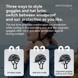 Bike Cycling Helmet with Magnetic Visor