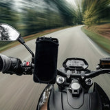 2 Pack Bike Phone Mount, Universal Silicone Bicycle Phone Holder with 360° Rotation, Shock-Resistant Handlebar Phone Mount for iPhone & Samsung, Fits 4.7–6.8" Phones, Easy Tool-Free Installation