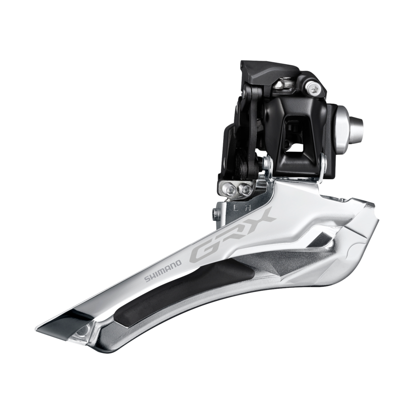 FRONT DERAILLEUR, FD-RX400, GRX, DOWN-SWING, DOWN-PULL, BRAZED-ON , CS-ANGLE:61-66, FOR TOP GEAR:46T, CL:46MM