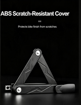 Alloy Steel Folding Bike Lock with Keys & Mount Bracket for Scooter Motorcycle