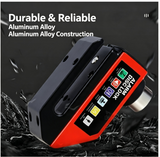 Alarm Disc Brake Lock, Rechargeable Tail Light Anti‑Theft Security Lock for Motorcycle, E‑Bike & Bicycle