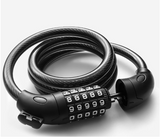 Resettable Combination Bicycle Lock with Mounting Bracket, Fits Scooter & Motorcycle