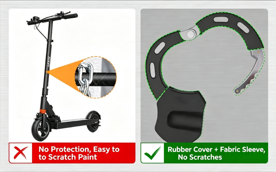 Electric Scooter Lock,Scooter Locks Anti Theft, Electric Bike, Bicycle, Motorbikes